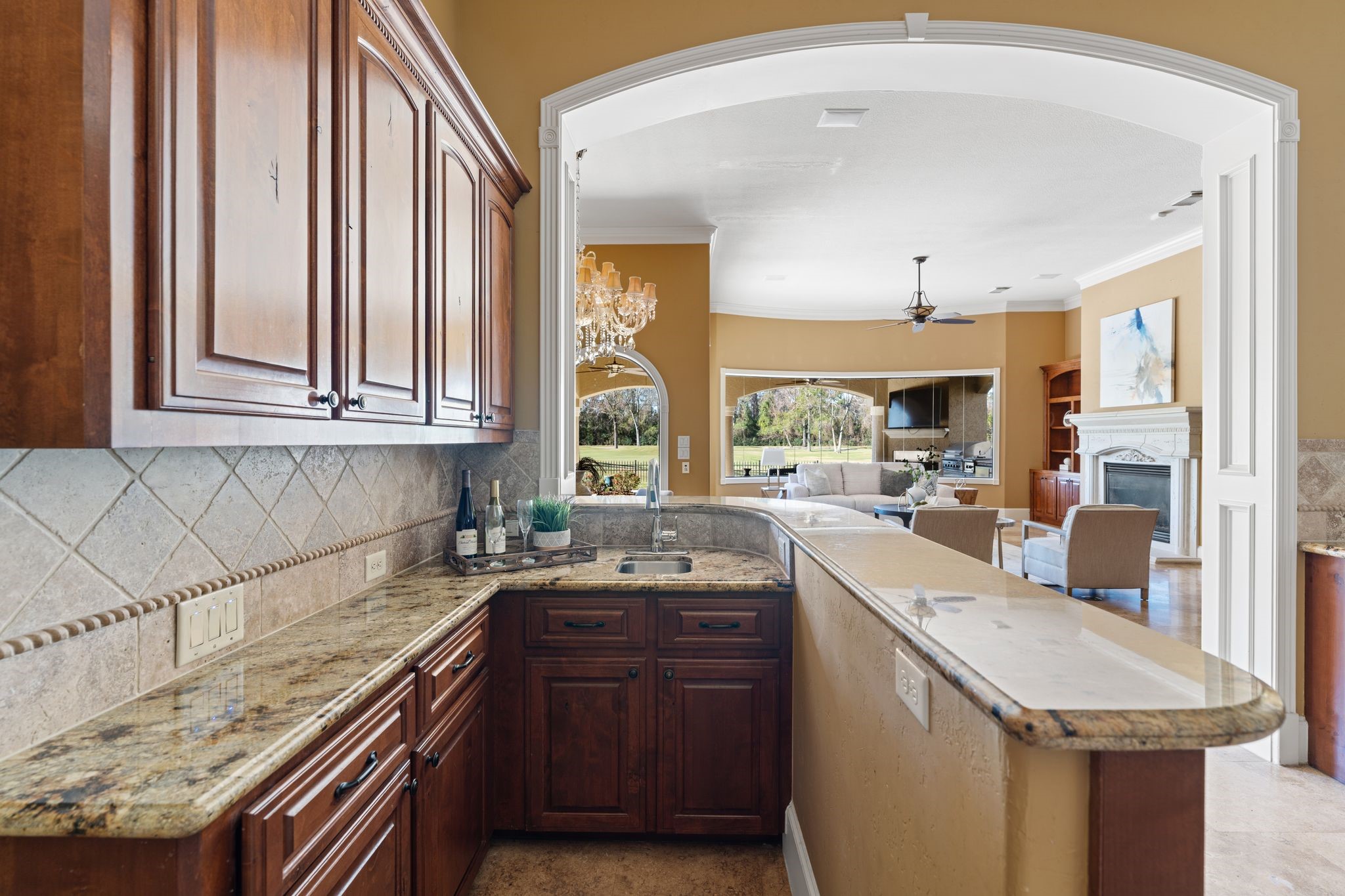 16502 Glorietta Turn Houston, TX 77068 - Photo 13 of 50 Wet Bar within kitchen area