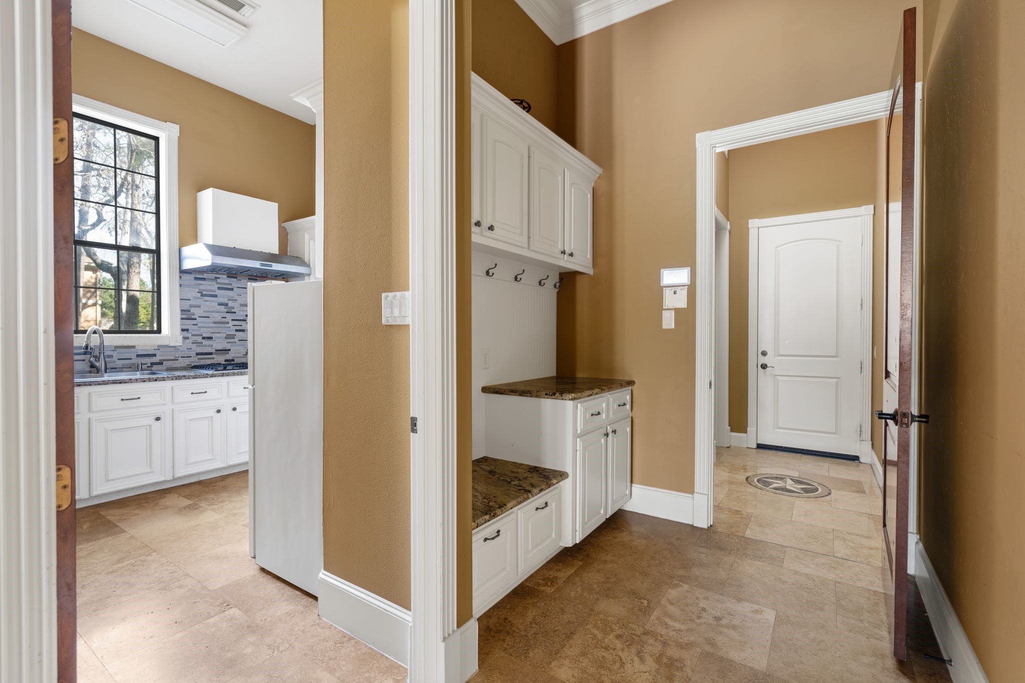 16502 Glorietta Turn Houston, TX 77068 - Photo 17 of 50 Scullery/second kitchen fully equipped with sink, refrigerator, gas cooktop and dishwasher