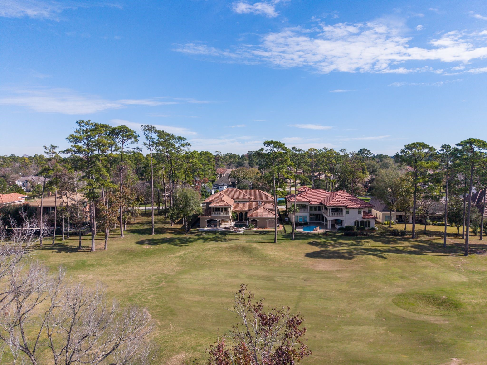 16502 Glorietta Turn Houston, TX 77068 - Photo 4 of 50 Larger lot size at 18,791 sq ft overlooking Hole # 2 on the Northgate Country Club Golf Course