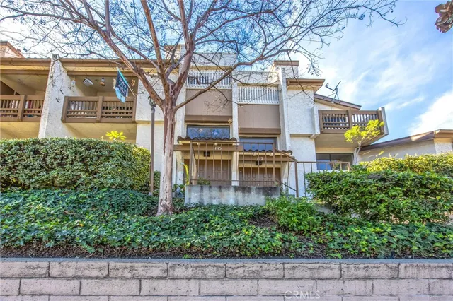 a building view with a outdoor space