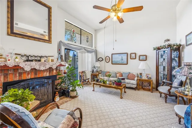 a living room filled with furniture