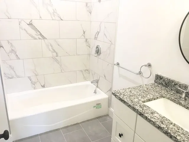 a close view of a closet