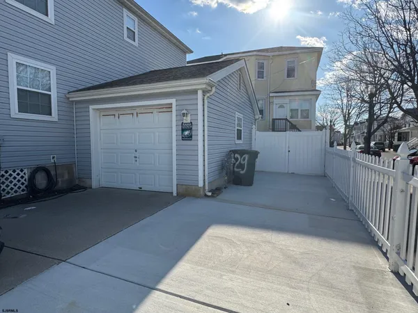 a view of a car garage