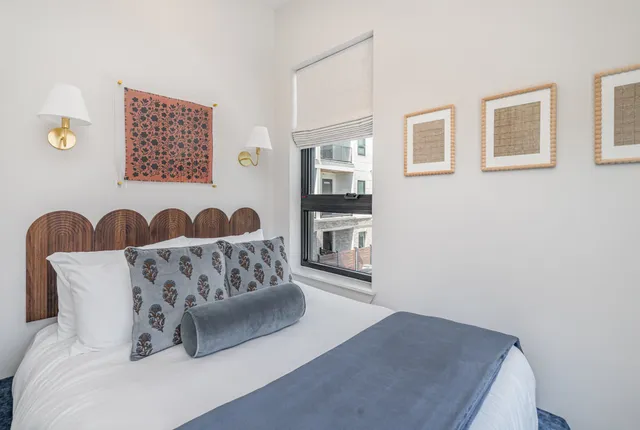 a room with furniture and a window