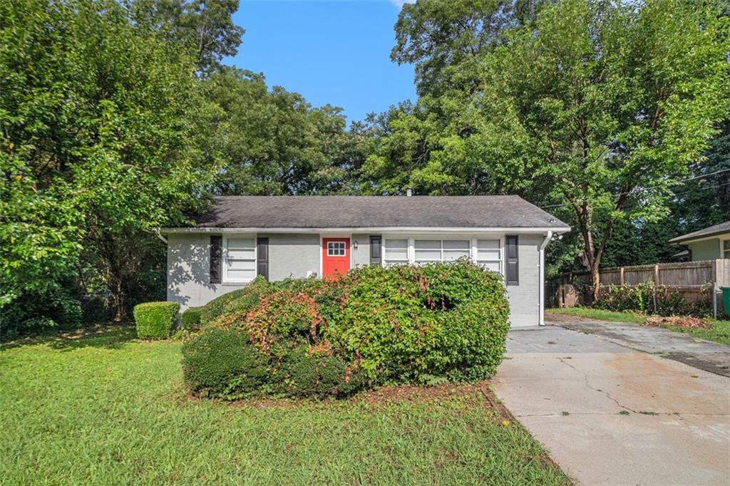 2191 Greystone Way Decatur, GA 30032 - Photo 1 of 1 front view of a house and a yard