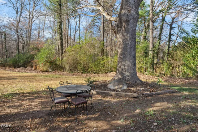 a view of swimming pool with a yard