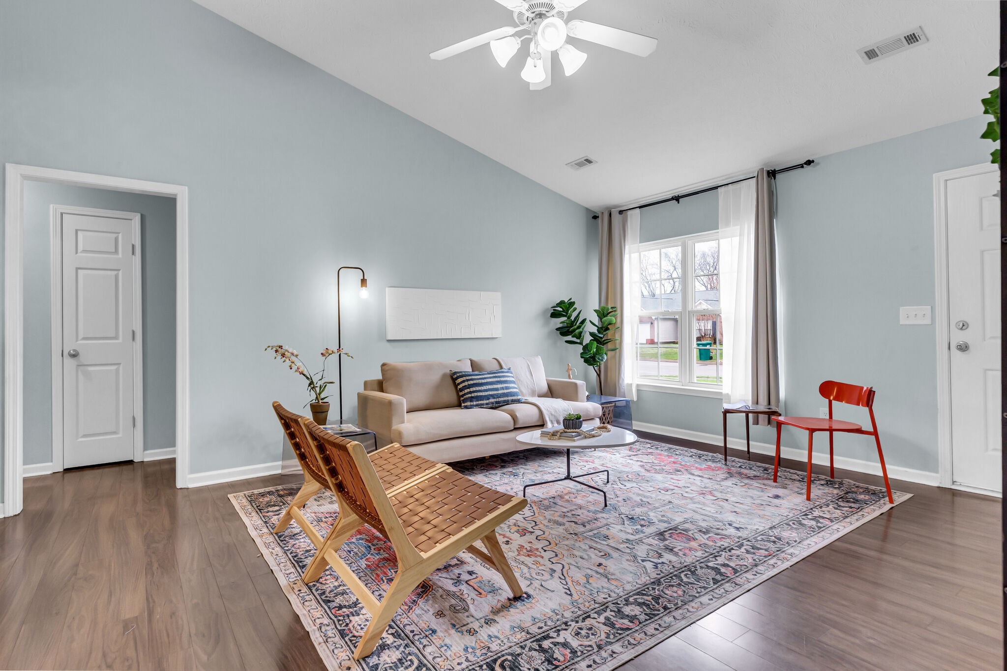 4026 Deer Run Trace Spring Hill, TN 37174 - Photo 5 of 29 a living room with furniture and wooden floor