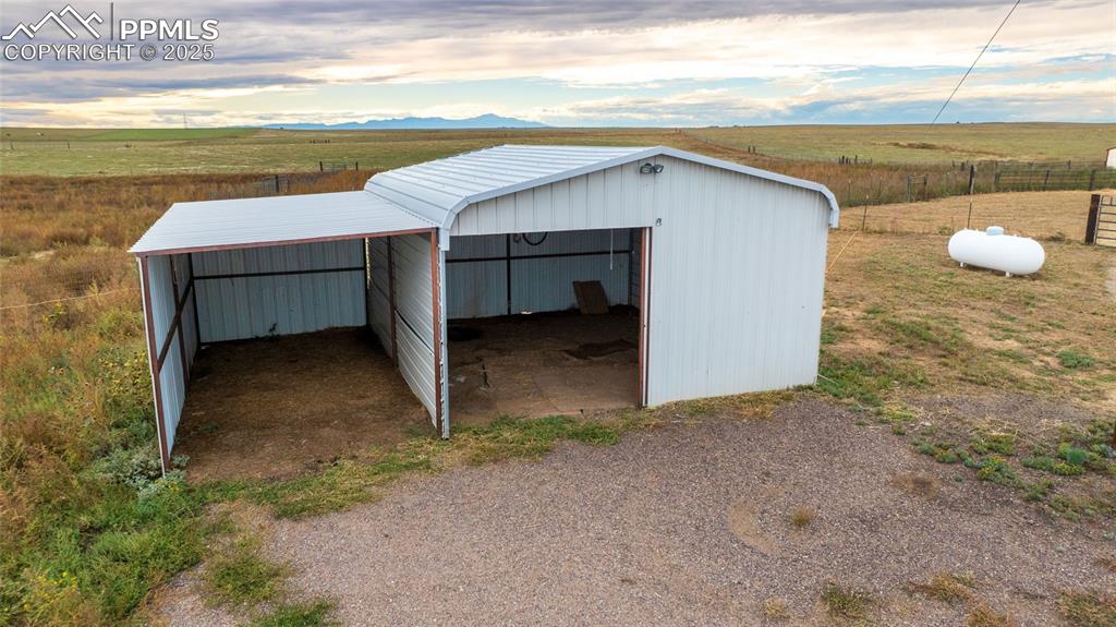 7940 Edison Road Yoder, CO 80864 - Photo 9 of 38 a view of a terrace with a sink