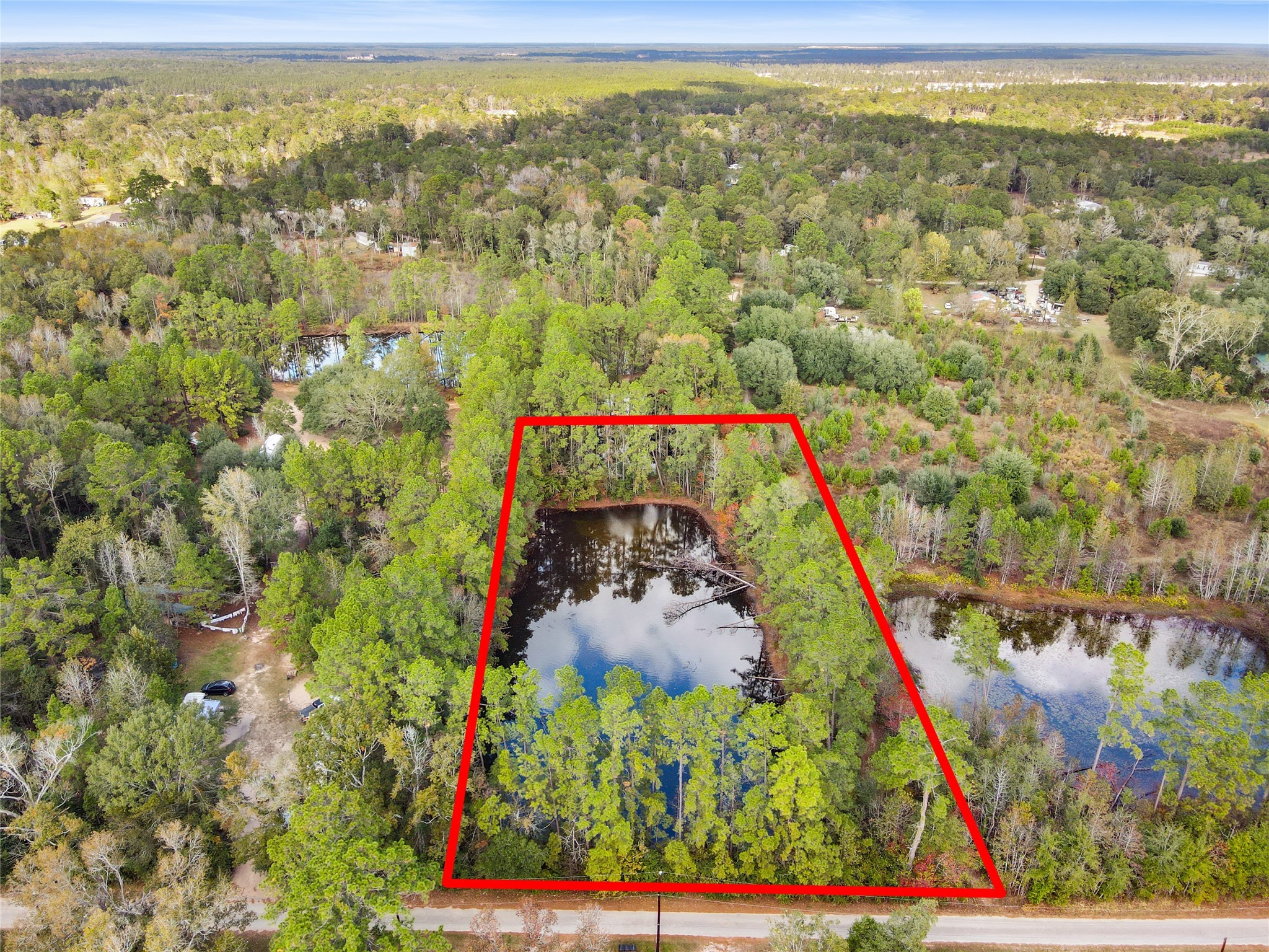 a view of a yard with an outdoor space