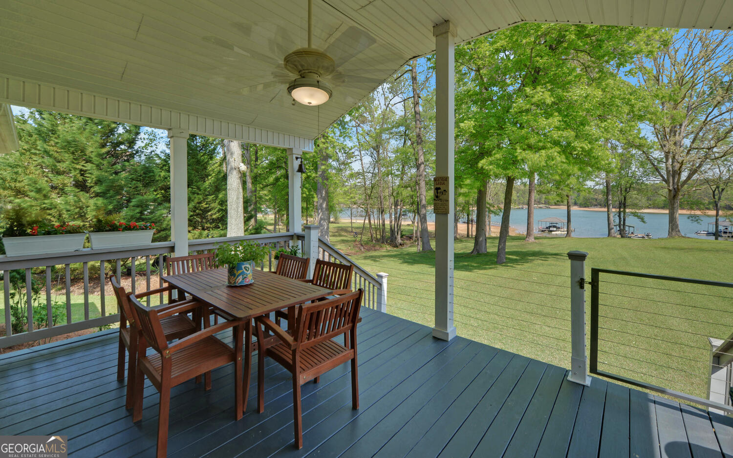 809 Glenn Ferry Road Fair Play, SC 29643 - Photo 53 of 78 a view of a house with a backyard and a patio