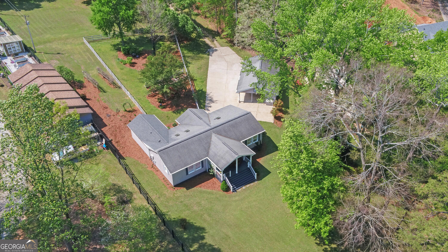 809 Glenn Ferry Road Fair Play, SC 29643 - Photo 78 of 78 an aerial view of a house with outdoor space