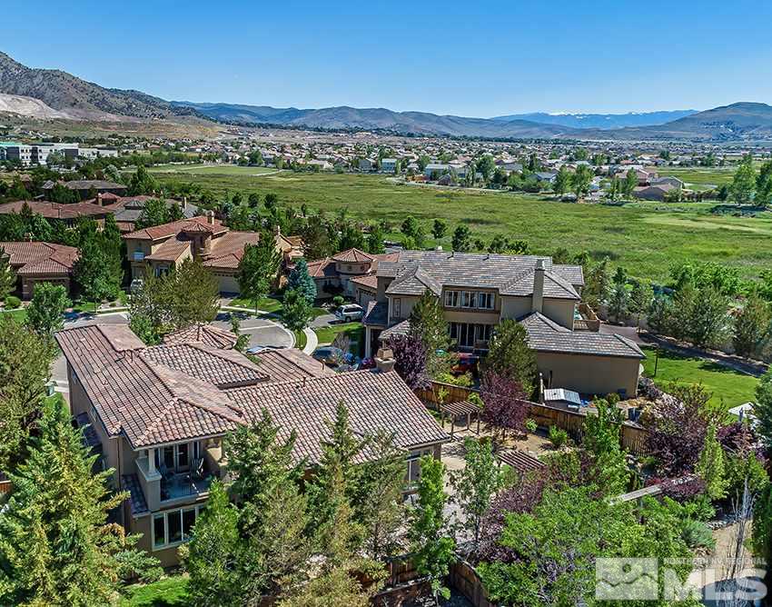 2675 Colmar Court Reno, NV 89521 - Photo 23 of 25 an aerial view of a house with garden space and street view