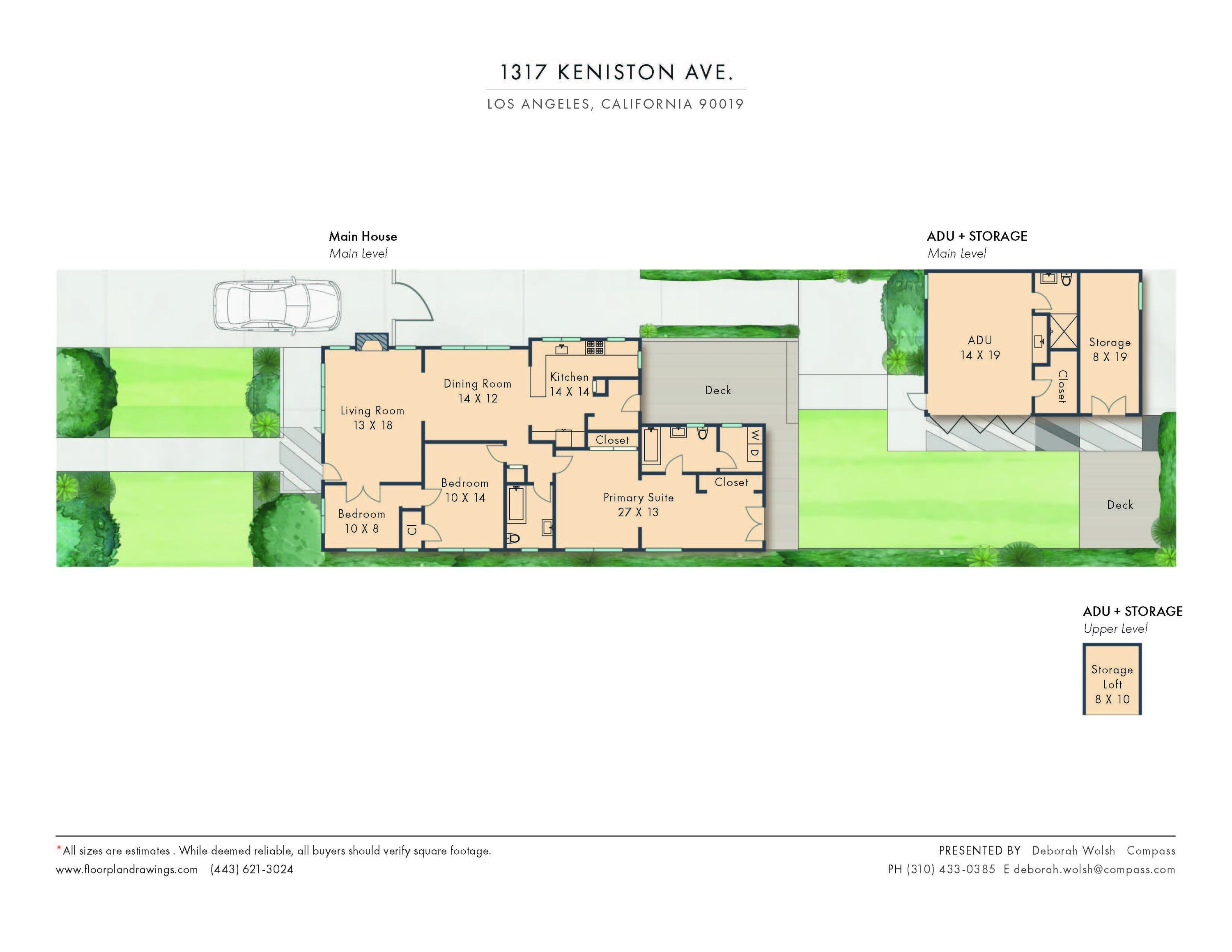 1317 Keniston Avenue Los Angeles, CA 90019 - Photo 57 of 57 Floor Plan
