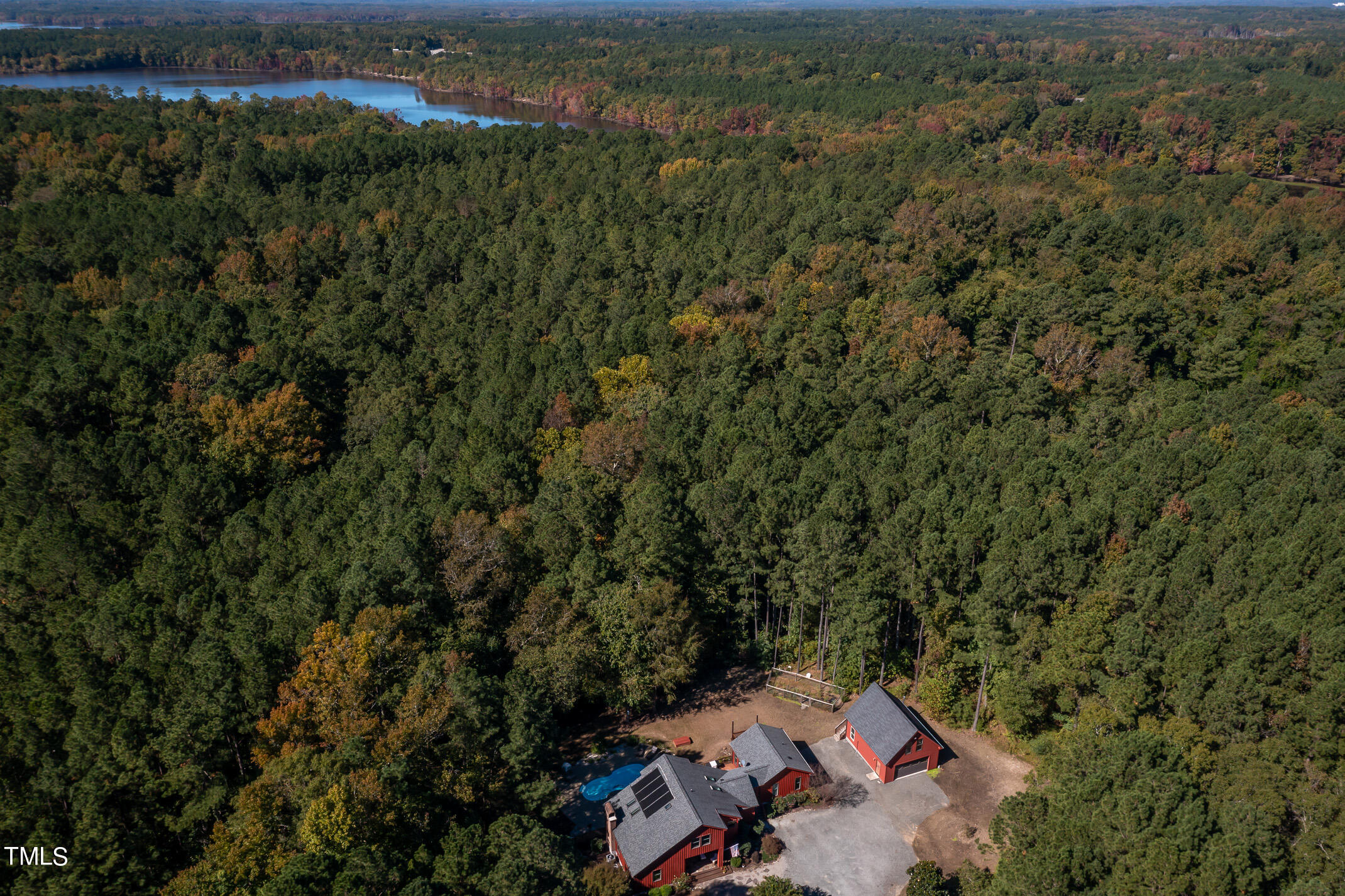 1141 Fleming Road Creedmoor, NC 27522 - Photo 4 of 45 Falls Lake in the background is a short walk through the woods.