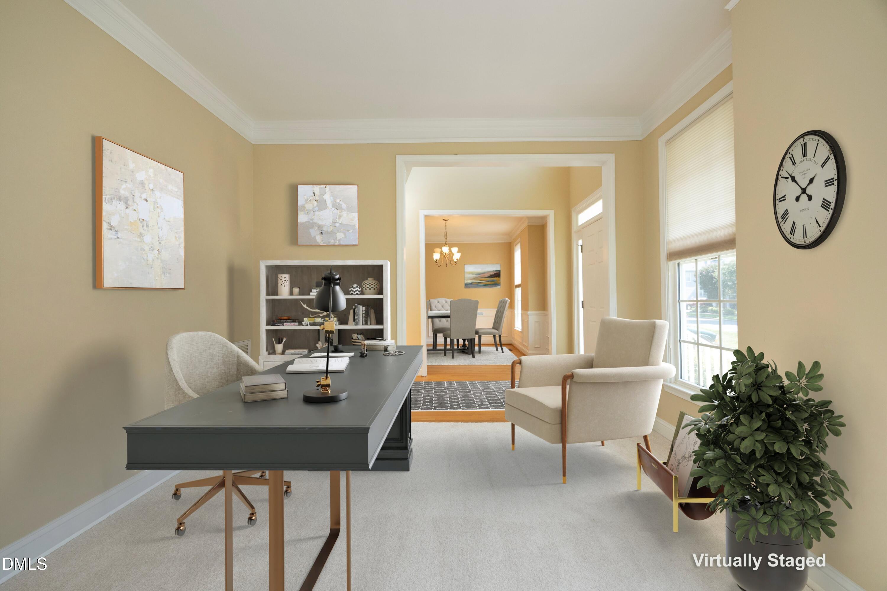 3208 Rockford Road Durham, NC 27713 - Photo 5 of 37 3208 Rockford Office Staged