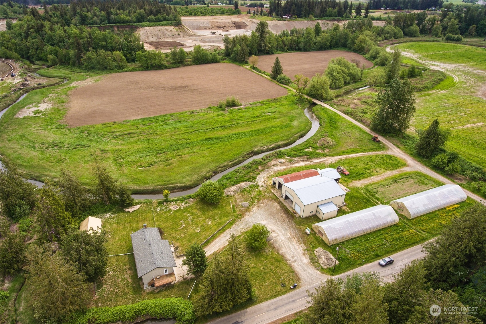 8130 Gillies Road Everson, WA 98247 - Photo 34 of 39 an aerial view of a house