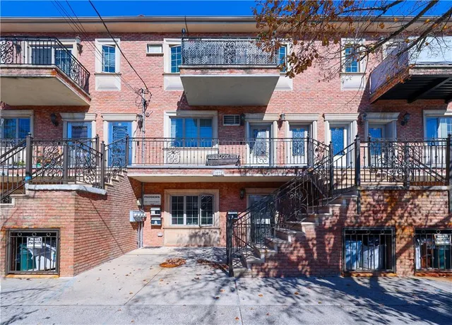 a view of a cafe with sitting area
