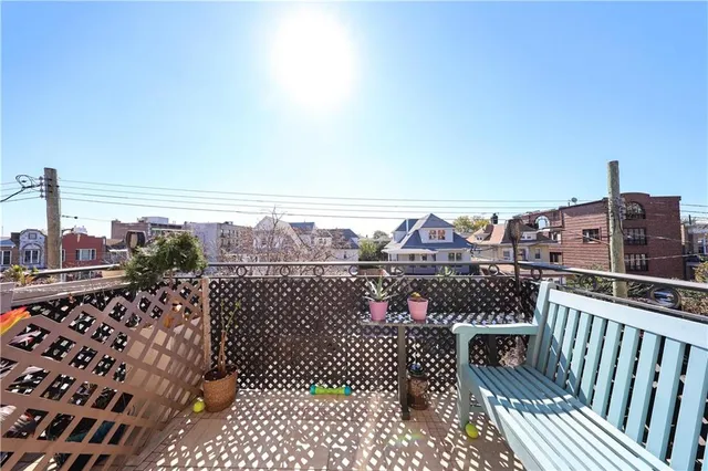 a view of city from roof