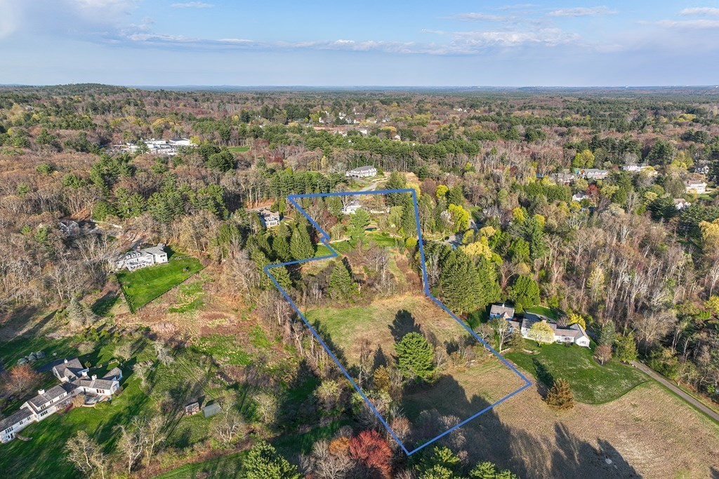 55 Sunset Rock Road Andover, MA 01810 - Photo 33 of 36 an aerial view of residential houses with outdoor space