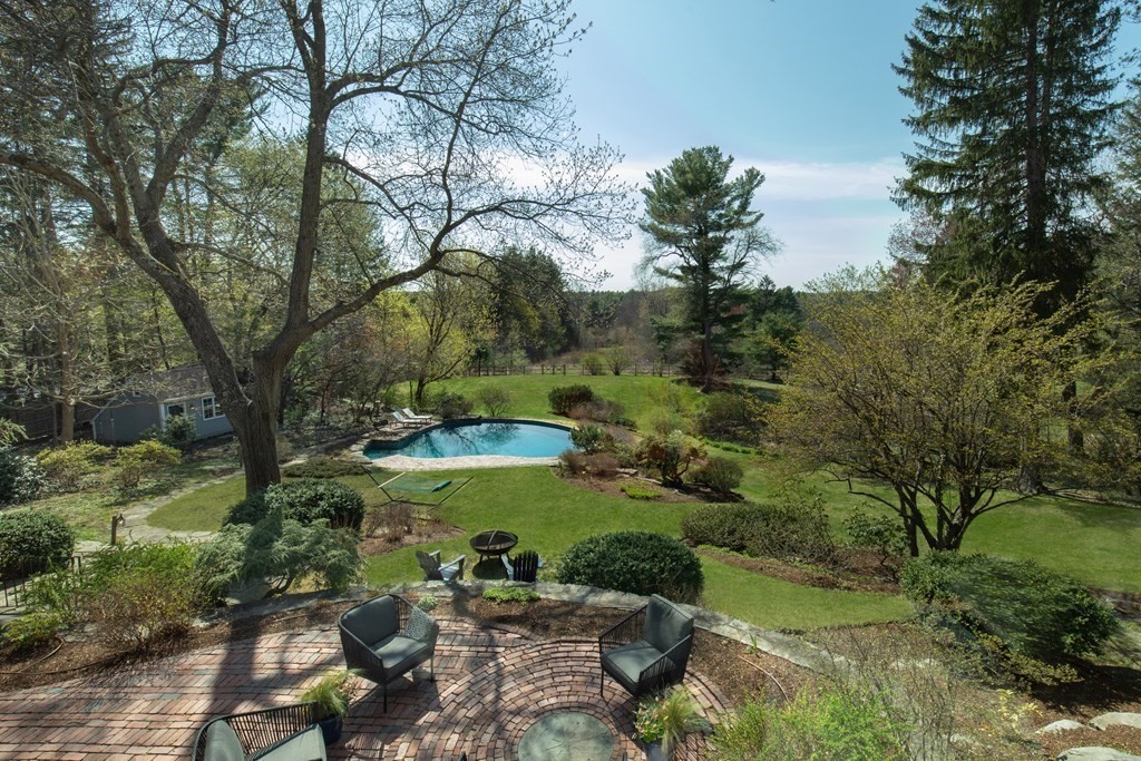 55 Sunset Rock Road Andover, MA 01810 - Photo 5 of 36 a view of a lake with houses