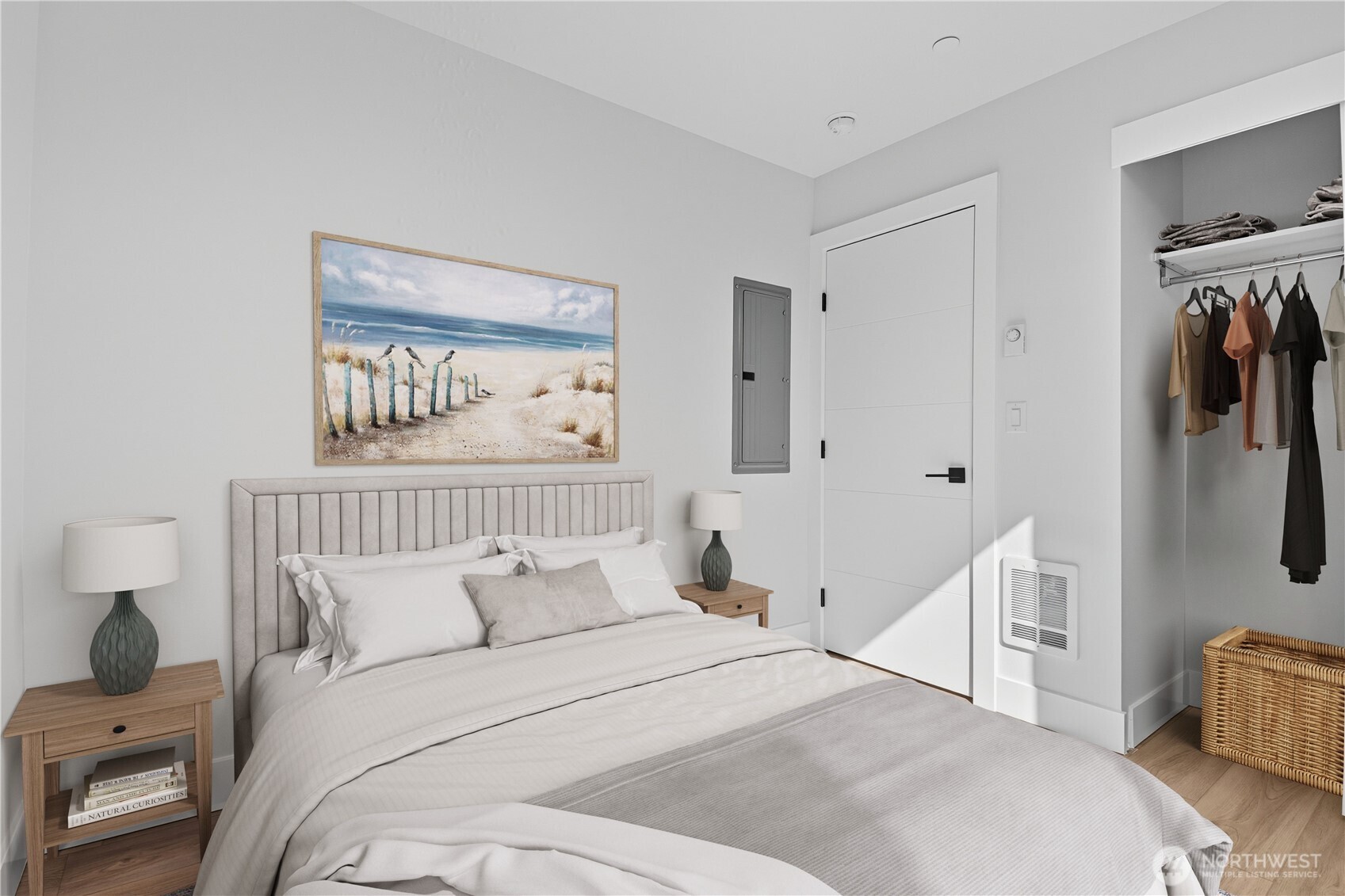 218 21st Avenue East Seattle, WA 98112 - Photo 17 of 38 a bedroom with a large bed and a window