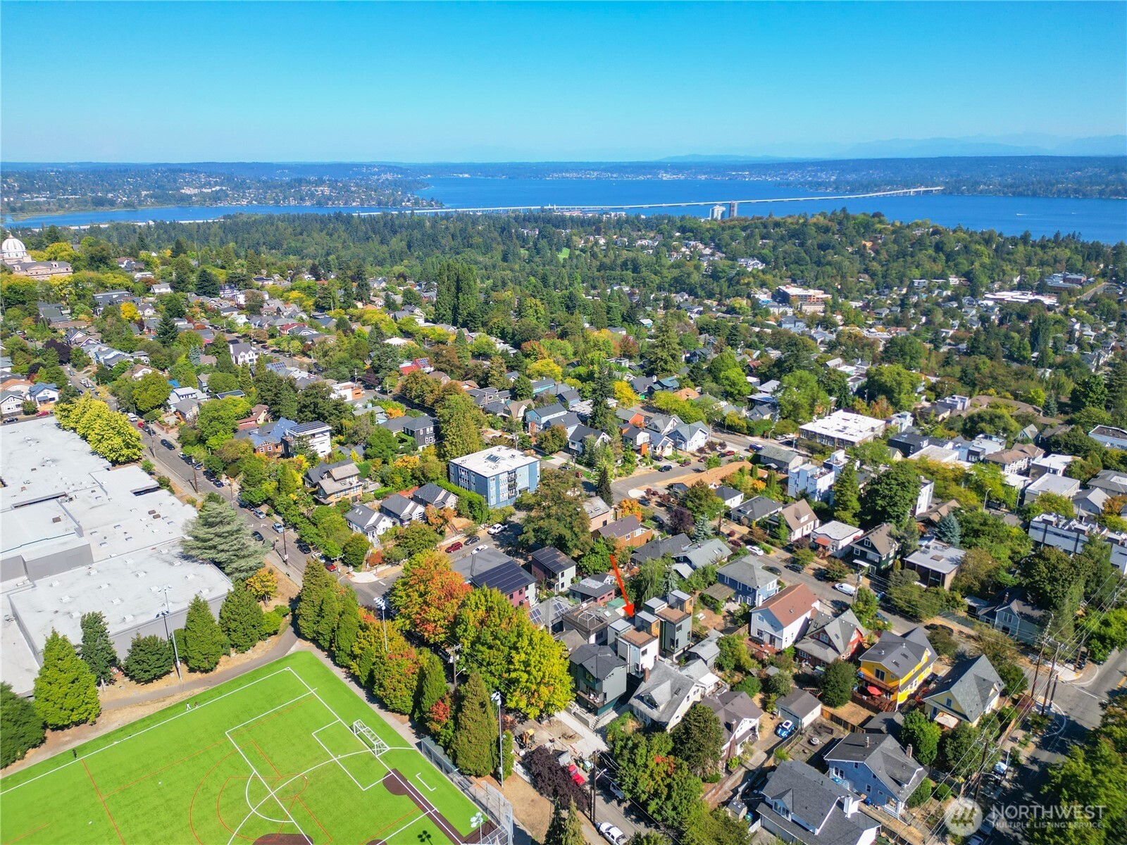 218 21st Avenue East Seattle, WA 98112 - Photo 30 of 38 an aerial view of a city with lots of residential buildings
