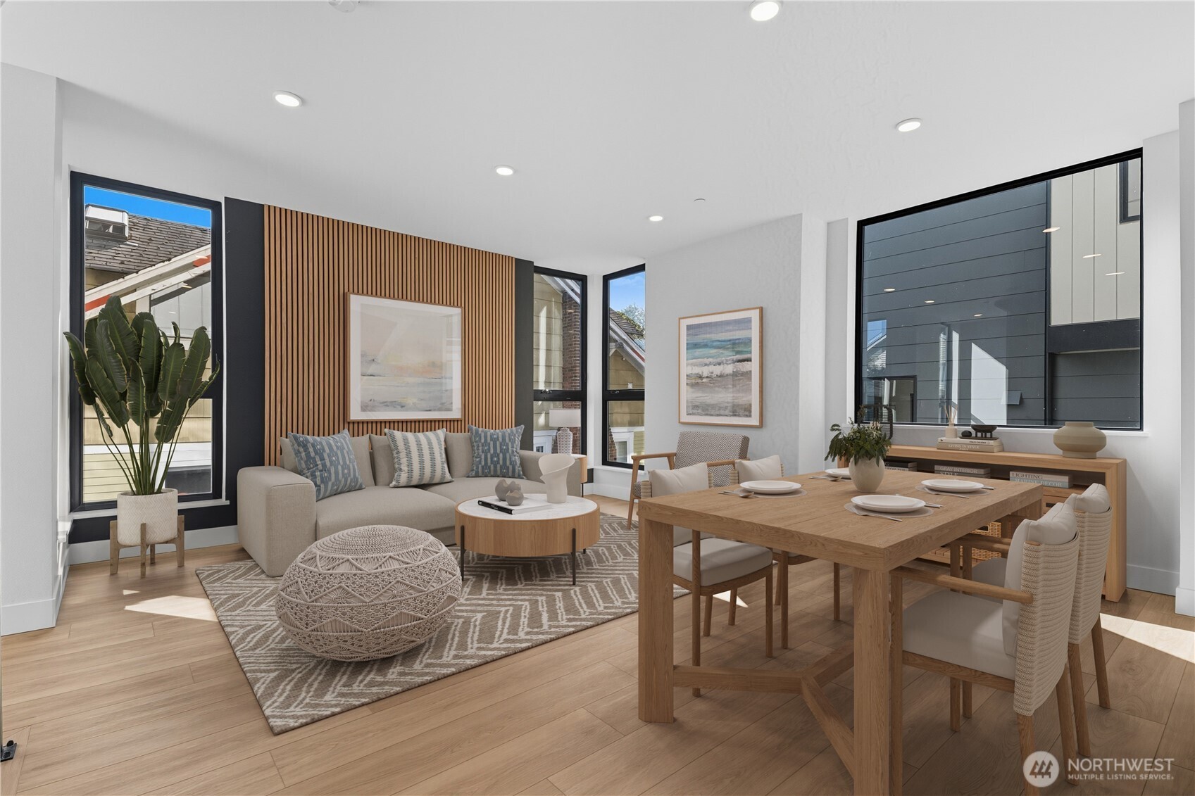218 21st Avenue East Seattle, WA 98112 - Photo 5 of 38 a living room with furniture and a large window