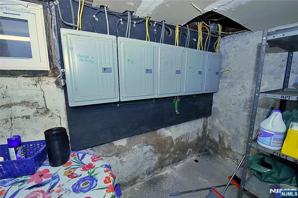 a view of storage and utility room