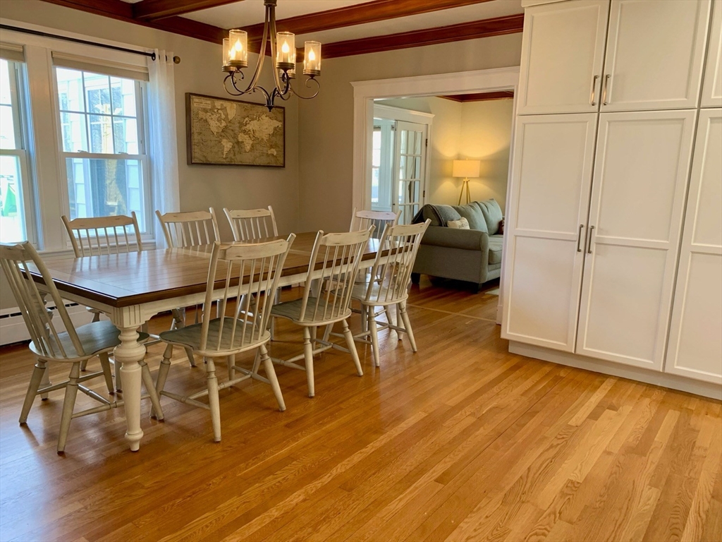15 Maypole Road Quincy, MA 02169 - Photo 10 of 28 a dining room with furniture and wooden floor