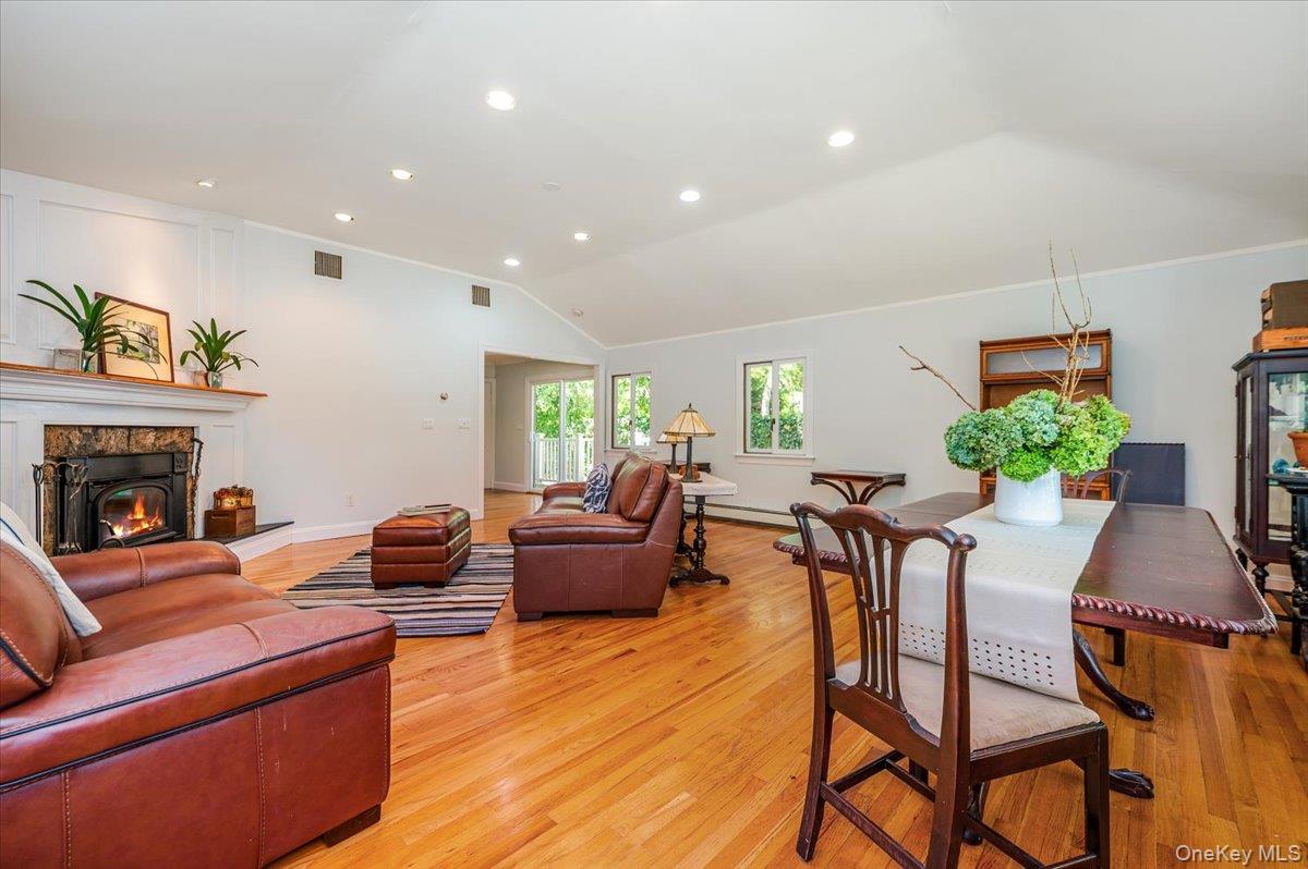 237 Oakwood Road Huntington, NY 11743 - Photo 9 of 29 a living room with furniture and a fireplace