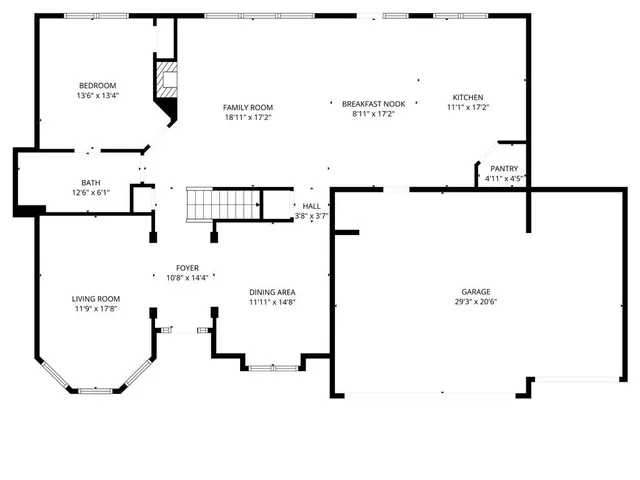 a picture of a floor plan