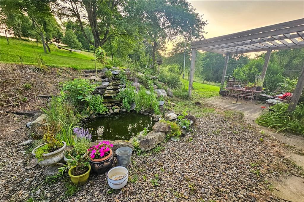 221 Mc Caughtry Run Road Darlington, PA 16115 - Photo 28 of 50 a view of a backyard with plants and a garden