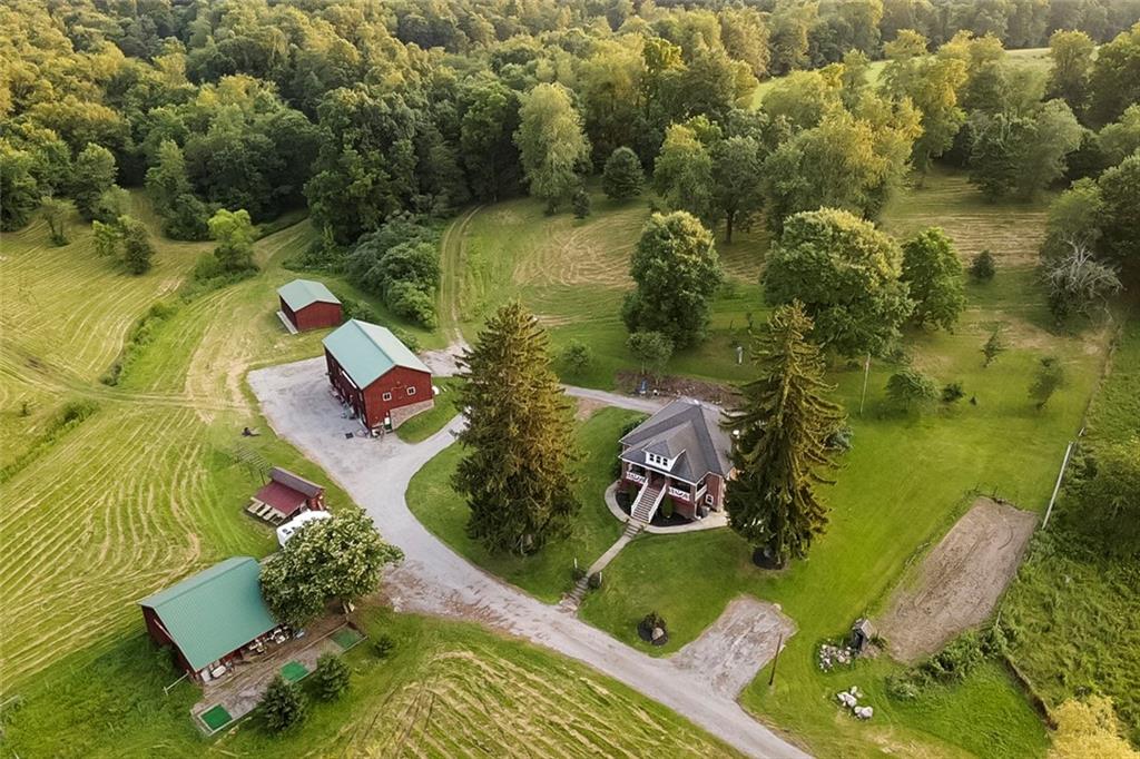 221 Mc Caughtry Run Road Darlington, PA 16115 - Photo 39 of 50 an aerial view of a house having outdoor space
