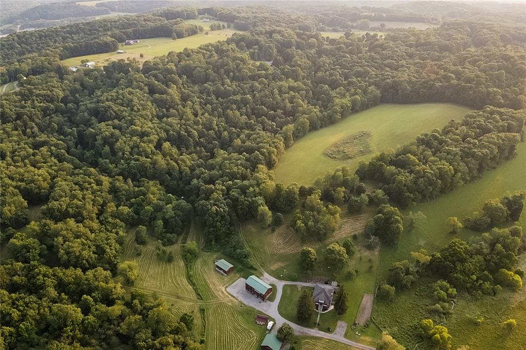 221 Mc Caughtry Run Road Darlington, PA 16115 - Photo 50 of 50 an aerial view of residential houses with outdoor space