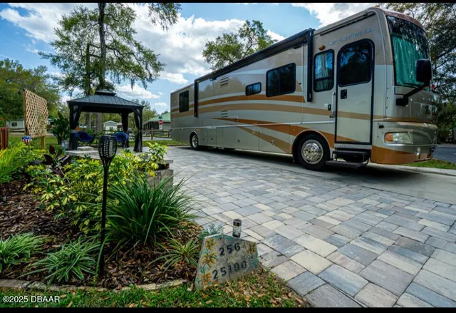 a car parked in front of a house