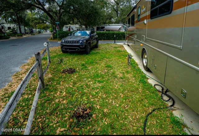 a house view with a garden space