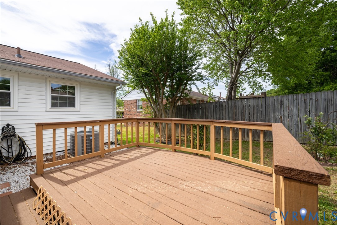 712 Keswick Road Colonial Heights, VA 23834 - Photo 29 of 34 a view of a wooden deck