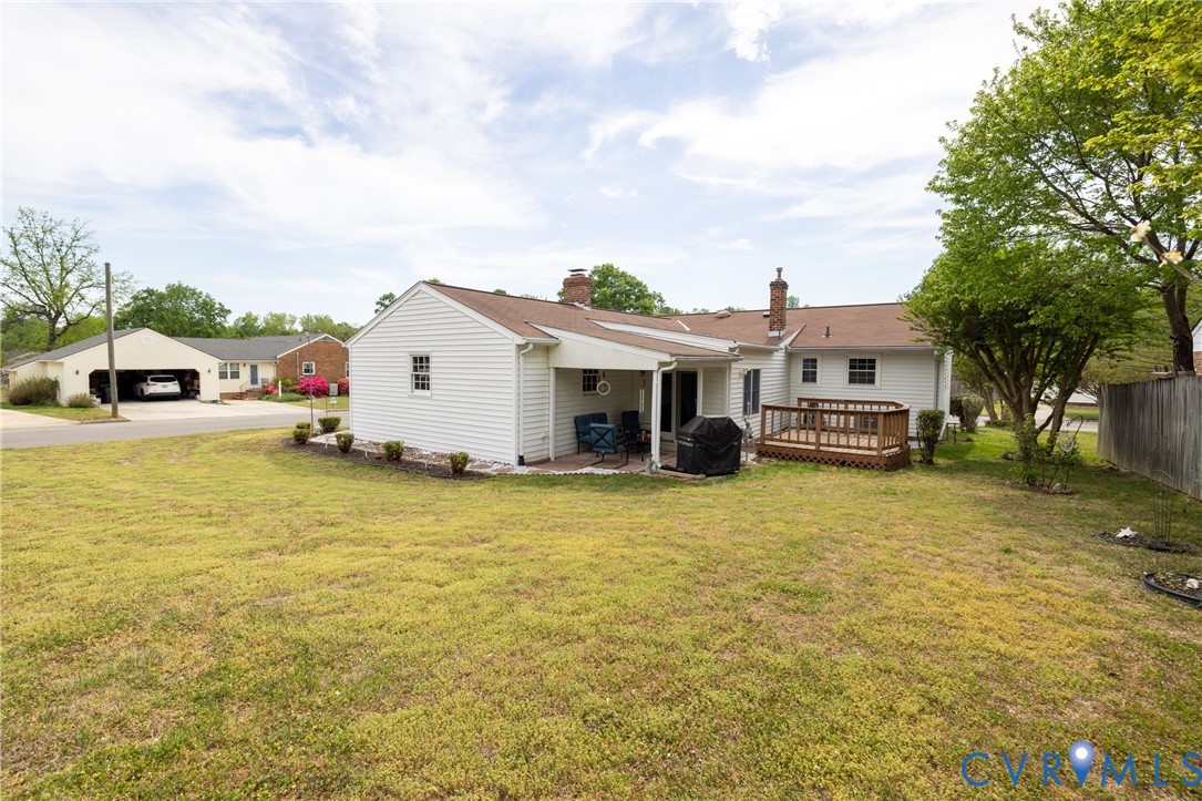 712 Keswick Road Colonial Heights, VA 23834 - Photo 32 of 34 a view of a house with a swimming pool