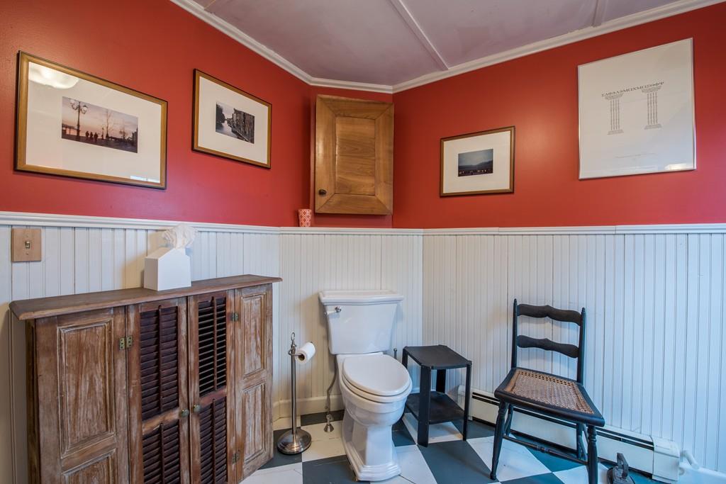 178 West Farms Road Northampton, MA 01062 - Photo 17 of 42 a bathroom with a toilet a sink and a mirror