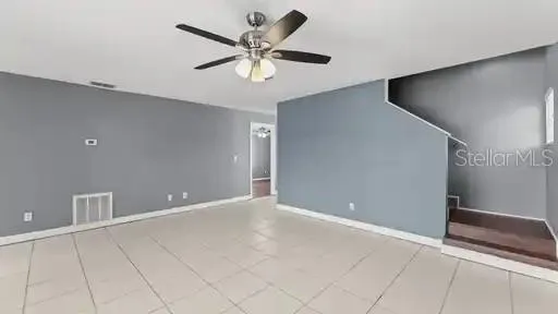 a view of an empty room