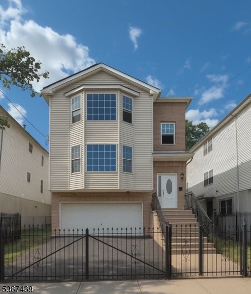 a view of a house with a balcony