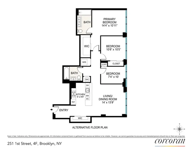 $1,685,000 | 251 1st Street, Unit 4F | Park Slope