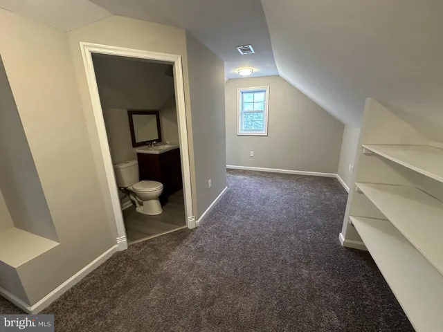 an empty room with an entryway