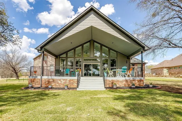 a park view with a lake view