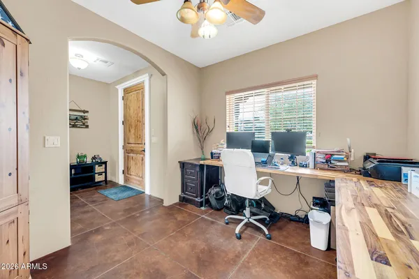 a view of hallway with livingroom