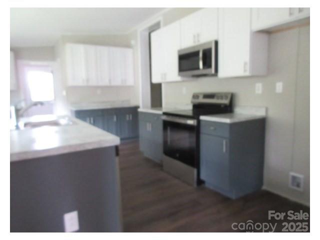 123 Josiah Lane Hendersonville, NC 28792 - Photo 8 of 13 a kitchen with a sink and a microwave