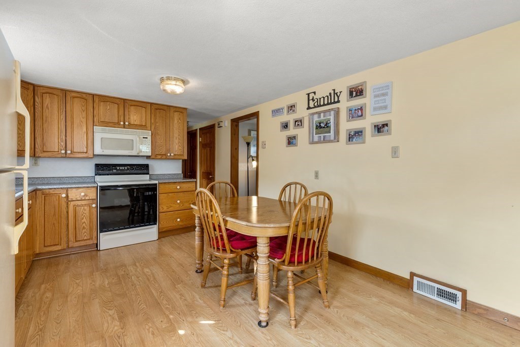 3 East Street Springfield, MA 01104 - Photo 3 of 29 a dining room with furniture and kitchen view