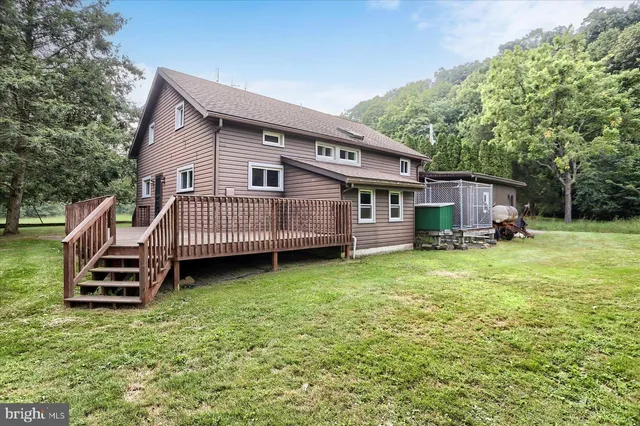 a view of a tree with a yard