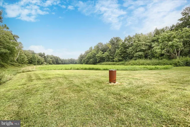 a view of backyard with deck and wooden floor