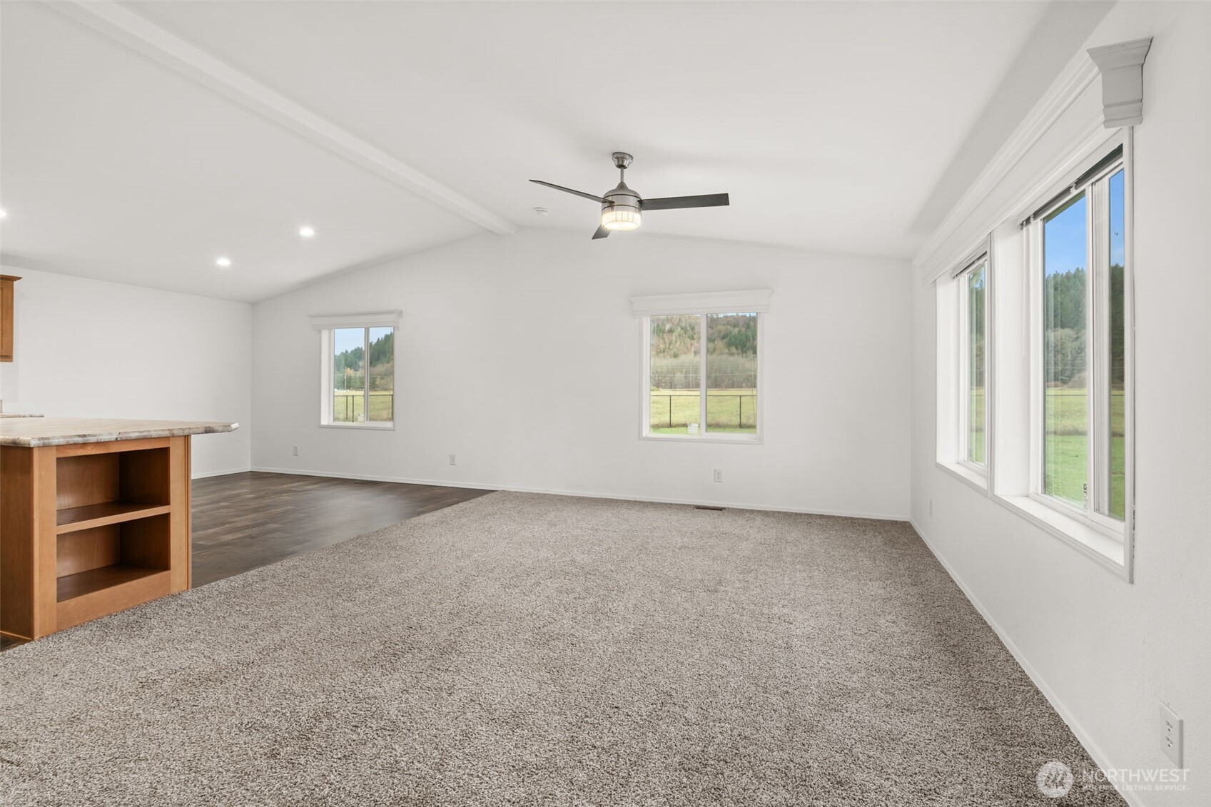 208 Mossyrock Road West Mossyrock, WA 98564 - Photo 11 of 26 an empty room with windows and closet